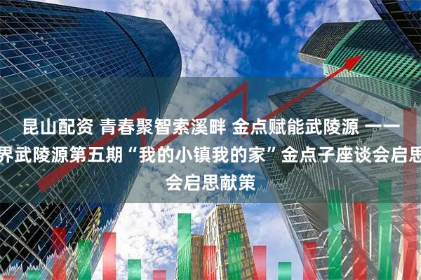 昆山配资 青春聚智索溪畔 金点赋能武陵源 一一张家界武陵源第五期“我的小镇我的家”金点子座谈会启思献策